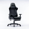 Gaming Chair Ergonomic Racing chair 165° Reclining Gaming Seat 3D Armrest Footrest Black Blue