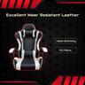 Gaming Chair Office Computer Seating Racing PU Executive Racer Recliner Large Blue