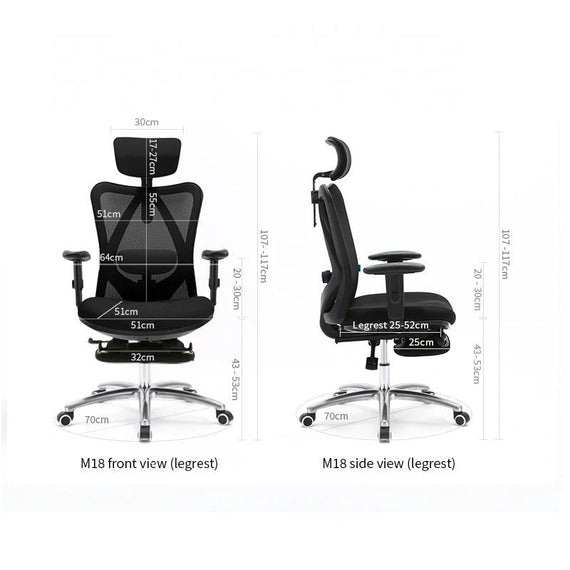 Sihoo M18 Ergonomic Office Chair, Computer Chair Desk Chair High Back Chair Breathable,3D Armrest and Lumbar Support