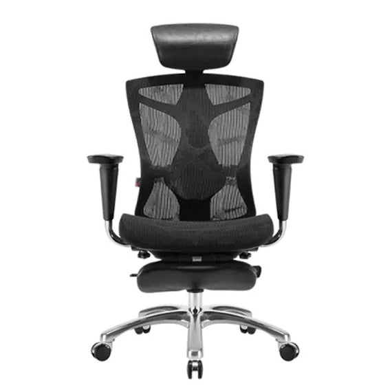 Sihoo Ergonomic Office Chair V1 4D Adjustable High-Back Breathable With Footrest And Lumbar Support Grey