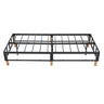 Metal Bed Frame Mattress Foundation Blue - Double