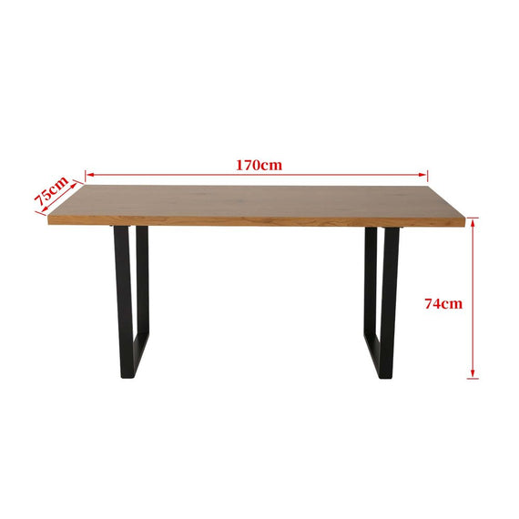 Venice Rectangular Dining Table 170cm Natural