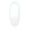 LED Wall Mirror Oval Anti-Fog Bathroom 45x100cm BLACK