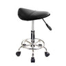 2X Swivel Salon Barber Stool Chair Saddle Type BLACK