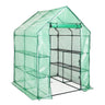 Garden Greenhouse Walk-In Shed 1.43x1.43x1.95M PE Apex