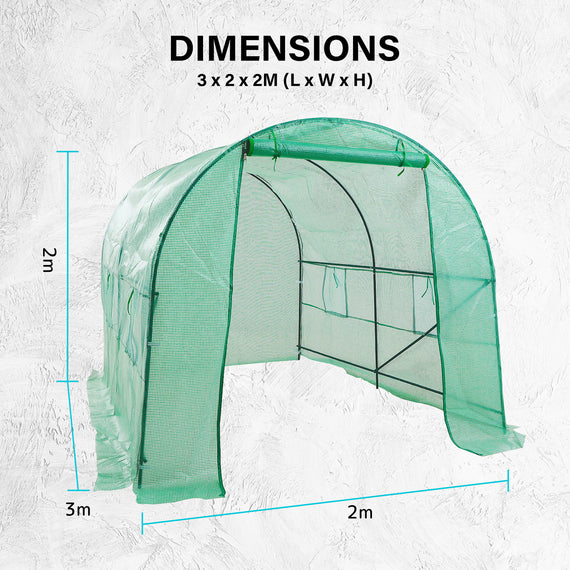 Garden Greenhouse Shed PE Cover Only 300cm Dome Tunnel