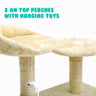 Cat Tree Multi Level Scratcher SOHO 130cm BEIGE