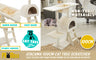 Cat Tree Multi Level Scratcher ATACAMA 100cm BEIGE