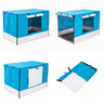 Cage Cover Enclosure for Wire Dog Cage Crate 24in BLUE