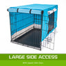 Cage Cover Enclosure for Wire Dog Cage Crate 24in BLUE