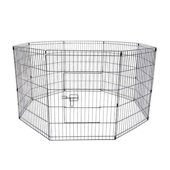 Pet Playpen Foldable Dog Cage 8 Panel 30in