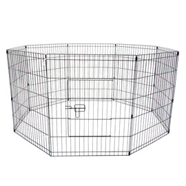 Pet Playpen Foldable Dog Cage 8 Panel 36in