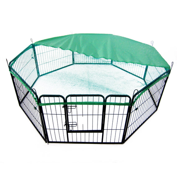 Net Cover Green for Pet Playpen Dog Cage 32in