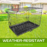 Wire Dog Cage Foldable Crate Kennel 42in with Tray