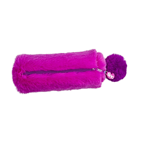 Tinc Pink Fluffy Pencil Case