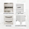 Foxglove Dresser 6 Chest of Drawers Solid Wood Tallboy Storage Cabinet - White