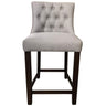 Florence  High Fabric Dining Chair Bar Stool French Provincial Solid Timber
