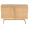 Olearia  Buffet Table 100cm 2 Door Solid Mango Wood Storage Cabinet Natural