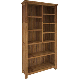 Birdsville Bookshelf Bookcase Display Unit Solid Mt Ash Timber Wood - Brown