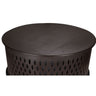 Pansy  Wooden Round 80cm Coffee Table - Brown