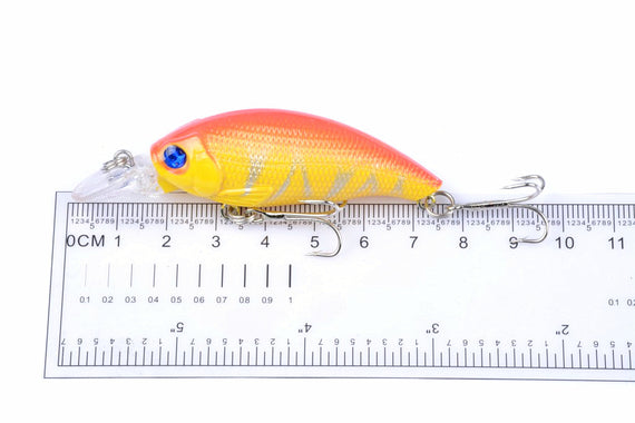 4x 7.5cm Popper Crank Bait Fishing Lure Lures Surface Tackle Saltwater