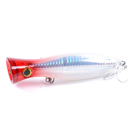 8x Popper Crank 12.5cm Fishing Lure Lures Surface Tackle Fresh Saltwater