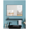40x50cm Black Rectangle Wall Bathroom Mirror Bathroom Holder Vanity Mirror Corner Decorative Mirrors