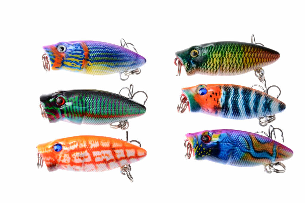 6X 9cm Popper Poppers Fishing Lure Lures Surface Tackle Fresh Saltwate –  Click Home Express Pty Ltd