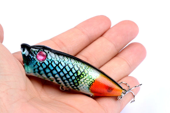 4X 6.5cm Popper Poppers Fishing Lure Lures Surface Tackle Saltwater