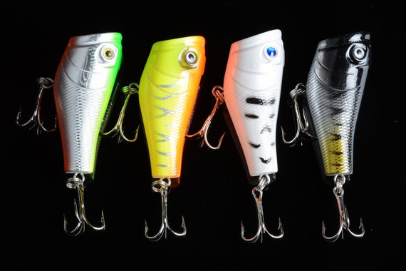 5X 5cm Popper Poppers Fishing Lure Lures Surface Tackle Fresh Saltwater