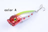 5X 6.5cm Popper Poppers Fishing Lure Lures Surface Tackle Fresh Saltwater