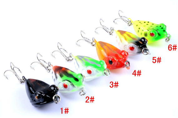 6X 4cm Popper Poppers Fishing Lure Lures Surface Tackle Fresh Saltwater