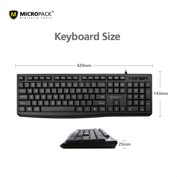 Classic Keyboard 12 Function Hot Key Design USB For PC Notebooks Laptop