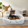 Dog Pet Warm Soft Plush Nest Comfy Kennel Sleeping Calming Bed Memory Foam XL