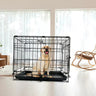 36" Pet Dog Cage Kennel Metal Crate Enlarged Thickened Reinforced Pet Dog House