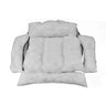 Sofa-Style Dog Bed Waterproof Washable Soft High Back Comfy Sleeping Kennel L