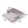 Pet Sofa Bed Dog Calming Sofa Cover Protector Cushion Plush Mat S