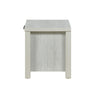 Bedside Table 2 drawers Storage Table Night Stand MDF in White Ash