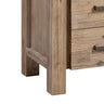 Bedside Table 2 drawers Night Stand in Solid Acacia Wood Oak Colour