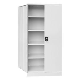 Two-Door Shelf Office Gym Filing Storage Locker Cabinet Safe