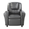 PU Leather Kids Recliner with Drink Holder