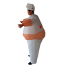 CHEF Fancy Dress Inflatable Suit -Fan Operated Costume