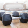 10KG Commercial Rubber Hex Dumbbell Gym Weight