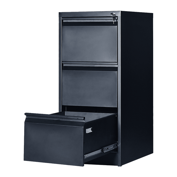 3-Drawer Shelf Office Gym Filing Storage Locker Cabinet