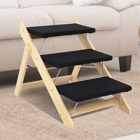 3 Steps Portable Dog Cat Pet Stairs