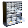 Storage Cabinet Drawers 39 Plastic Tool Box Containers Organiser Cupboard