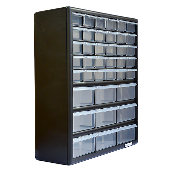 Storage Cabinet Drawers 39 Plastic Tool Box Containers Organiser Cupboard