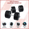 35KG Dumbbell Adjustable Weight Set