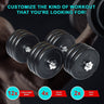 35KG Dumbbell Adjustable Weight Set