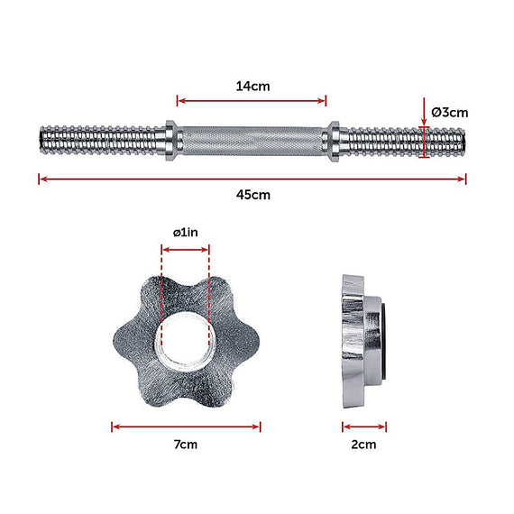 35KG Dumbbell Adjustable Weight Set